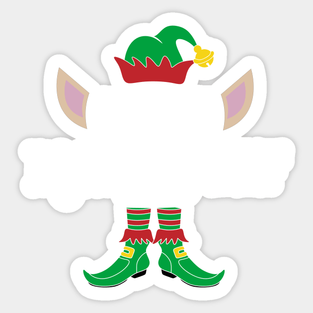 I'm The Mommy Christmas Elf Sticker by Meteor77